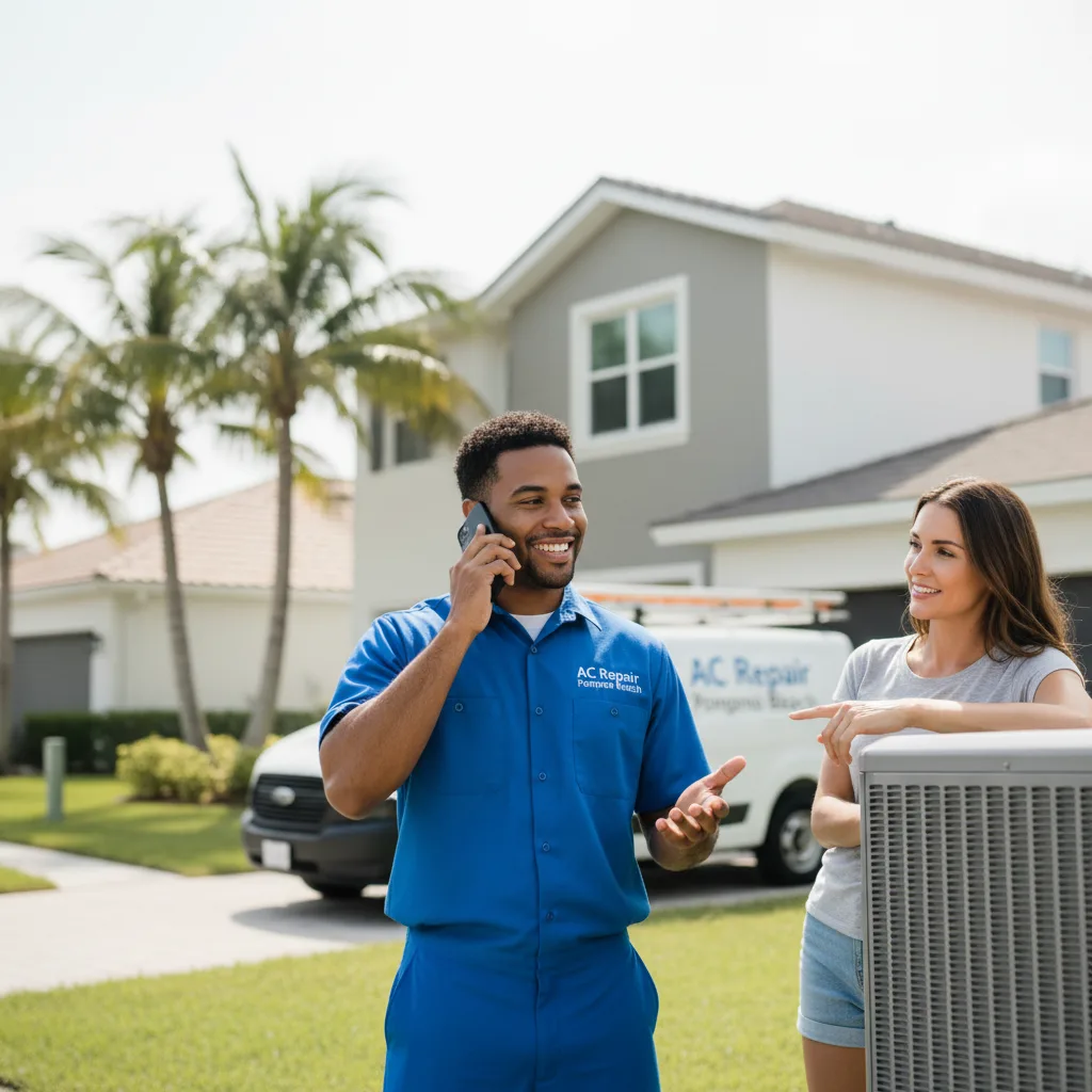 AC Repair Pompano Beach customer support in Sandy